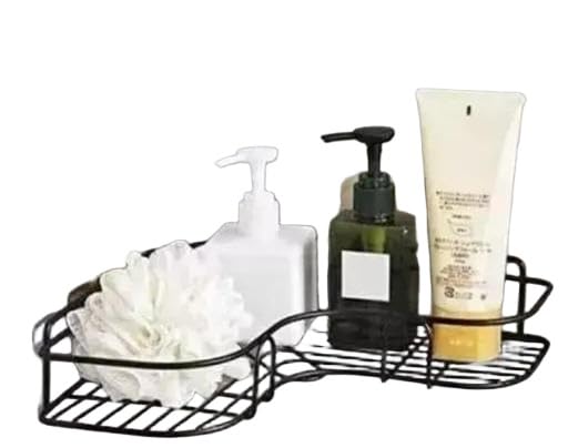 Trisul (Pack Of 1 MultiPurpose Corner Shelf For Bathroom And Kitchen  SelfAdhesive Bathroom Shelf, SpaceSaving Corner Shelf 
