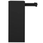 Vidaxl Office Cabinet Home Indoor Locker File Document Adjustable Shelf Lock Office Filing Storage Cabinet Furniture Anthracite 40.2" Steel