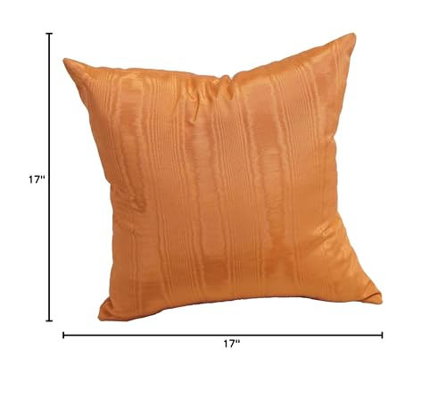 Blazing Needles Indoor Throw Pillow, 17 x 17, Moire Sunset