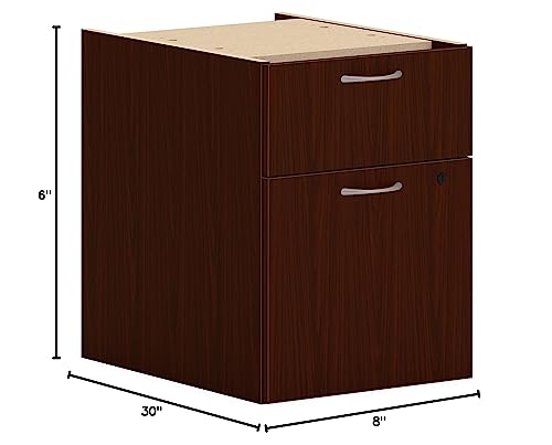 HON Mod Hanging Pedestal-15 W, 15 x 20 x 20, Mahogany