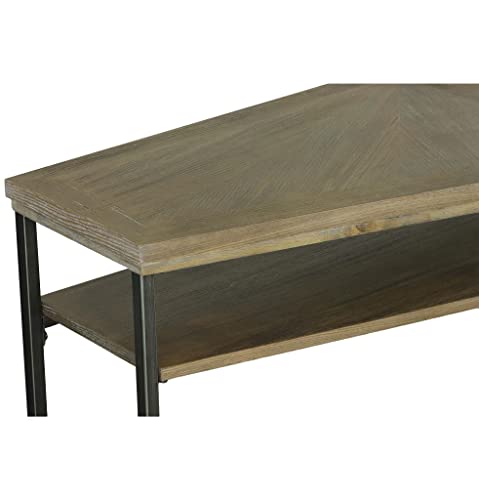 Progressive Furniture Adison Cove Sofa Console Table, Ash Blonde