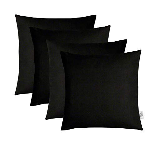 Rsh Decor: Sunbrella Square Throw Pillows Set Of 4 | 17' X 17' | Water And Fade-Resistant Performance Fabric | Outdoor Pillow