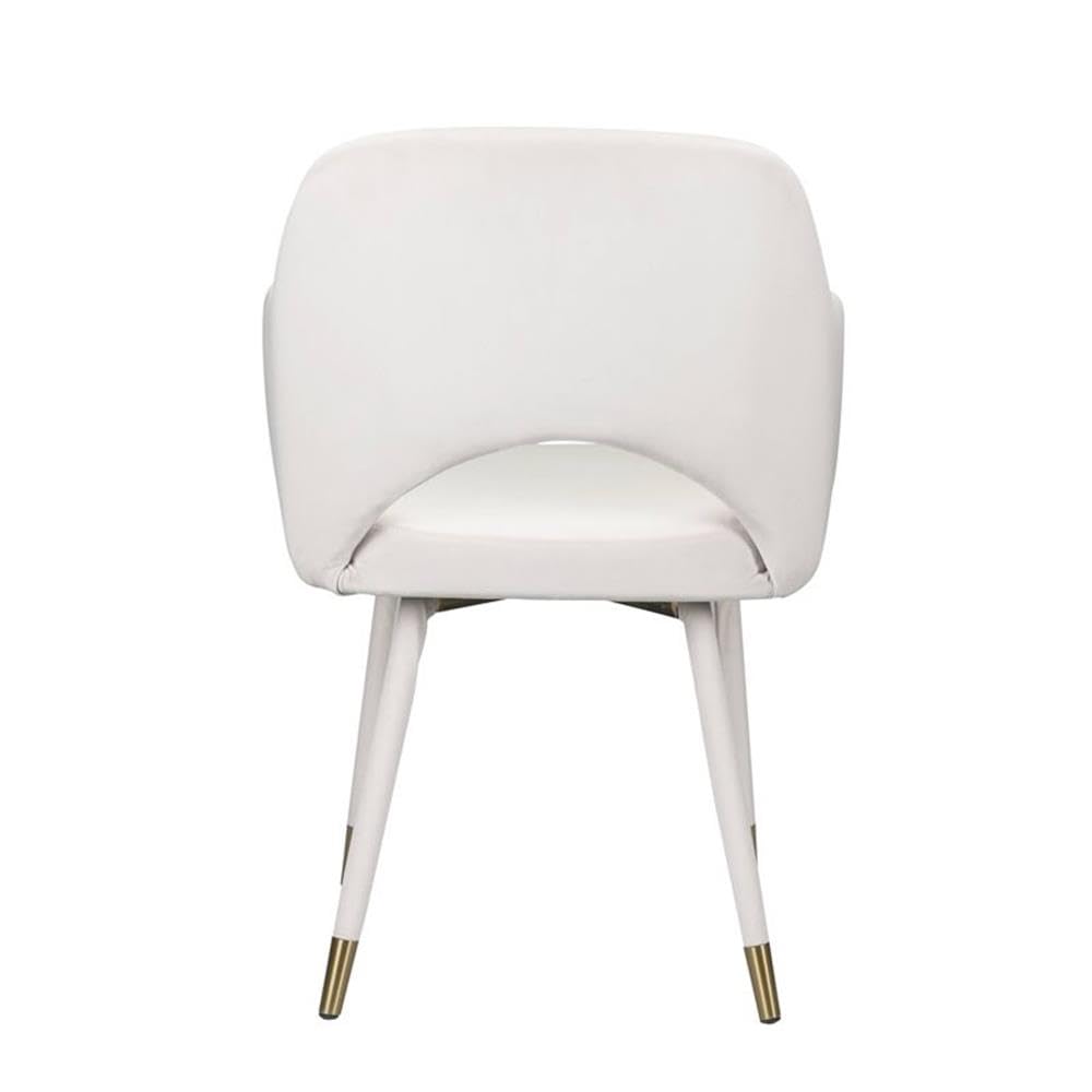 Acme Applewood Accent Chair in Cream Velvet & Gold