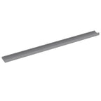 Vidaxl Wall Shelves 2 Pcs Gray 45.3''X3.5''X1.2''