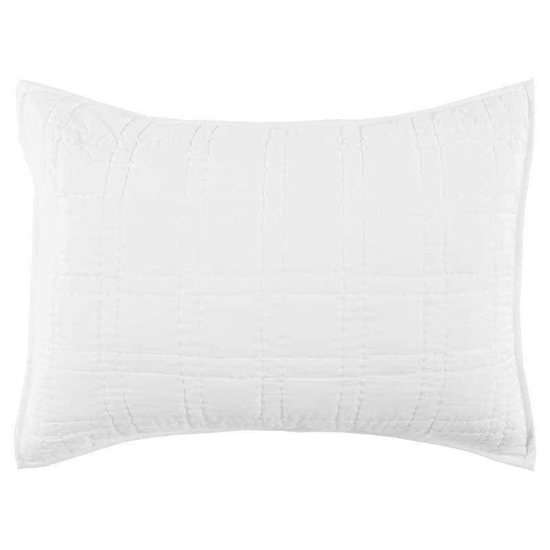 Kosas Home Hailee 20X26 Cotton Standard Sham With Silvadur Tech In White