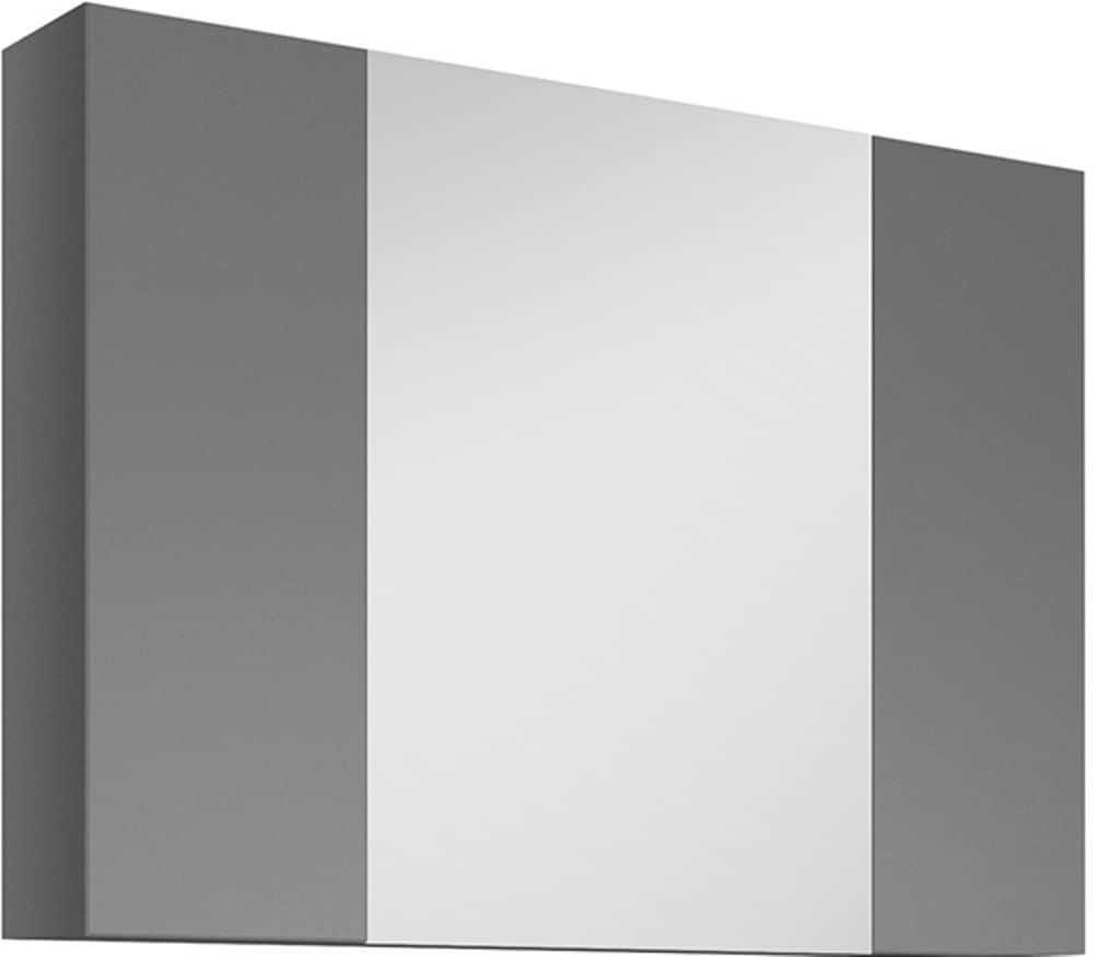 Fresca 32&quot; Gray Medicine Cabinet w/ 3 Doors