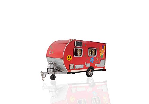 HomeRoots Red Camper Trailer Model Tissue Holder