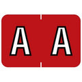 Tabbies Barkley Abkm Compatible 91620 Series Alpha Labels, Red 'A', 1   H X 1-1/2   W Label Size, Filing Color Code System, 50