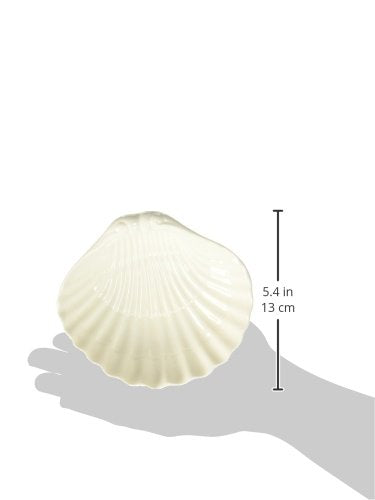 Abbott Collection Shell Soap Dish, White