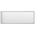 vidaXL Modern Engineered Wood Bathroom Mirror, Durable and Easy Clean, Perfect Accent Piece – Concrete Gray, 39.4"x0.6"x14.6"