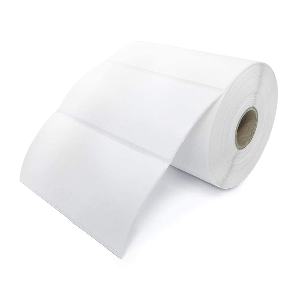 Essential 4'X2' Direct Thermal Barcode Labels, Shipping Labels, 750 Labels Of Roll, Compatible With Zebra Printers (1 Roll-750