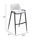 Zuo Desi Barstool White
