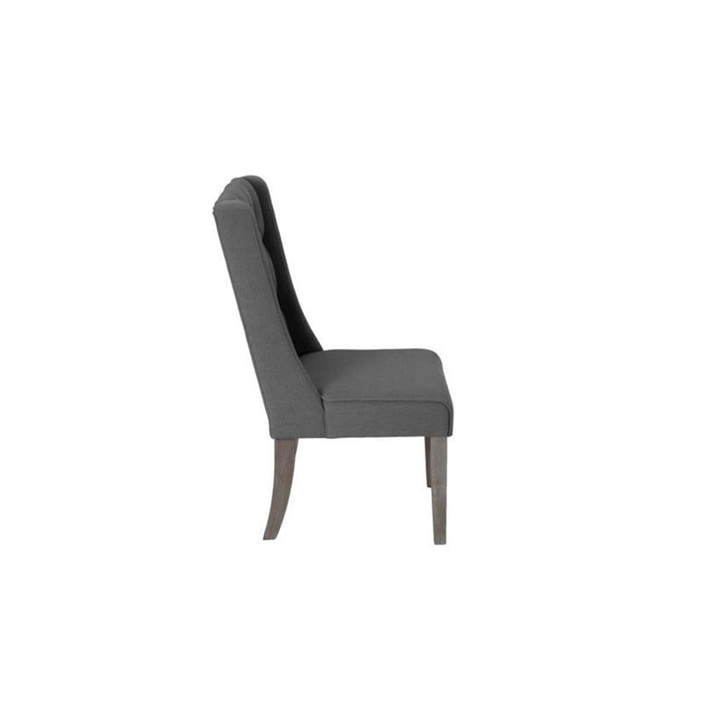 Best Quality Furniture D2-Sc2 Dining Chairs (Set Of 2) Gray