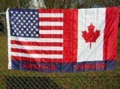 Usa American And Canada Friendship Flag 3 X 5 Foot America Canadian Friend New