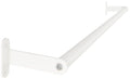 MKO Towel Rods for Bathroom, White Towel Bar, 24-Inch Single Towel Rack for Bathroom Wall Mounted Hanging Bath Towels