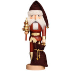 Christian Ulbricht Nutcracker - Santa Natural, Gold - 15.7"H X 5.5"W X 4.9"D