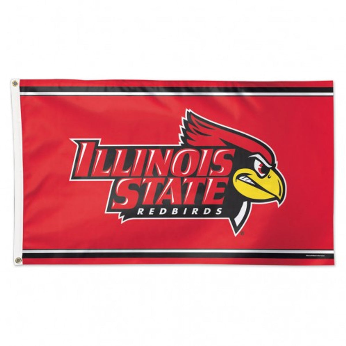 Illinois State Redbirds Flag 3x5 Deluxe Style - Special Order