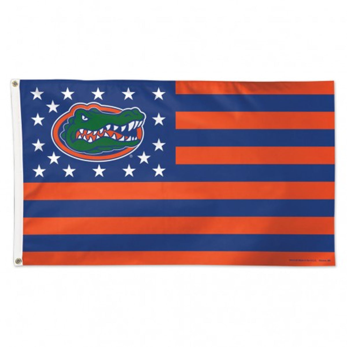 Florida Gators Flag 3x5 Deluxe Style Stars and Stripes Design - Special Order