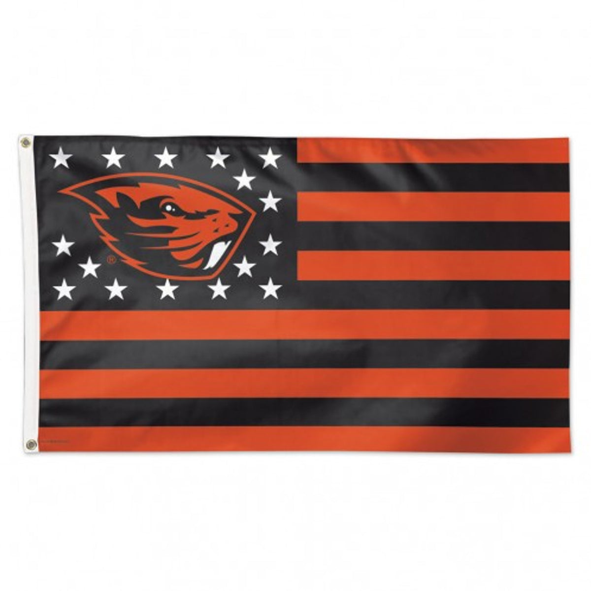 Oregon State Beavers Flag 3x5 Deluxe Style Stars and Stripes Design - Special Order