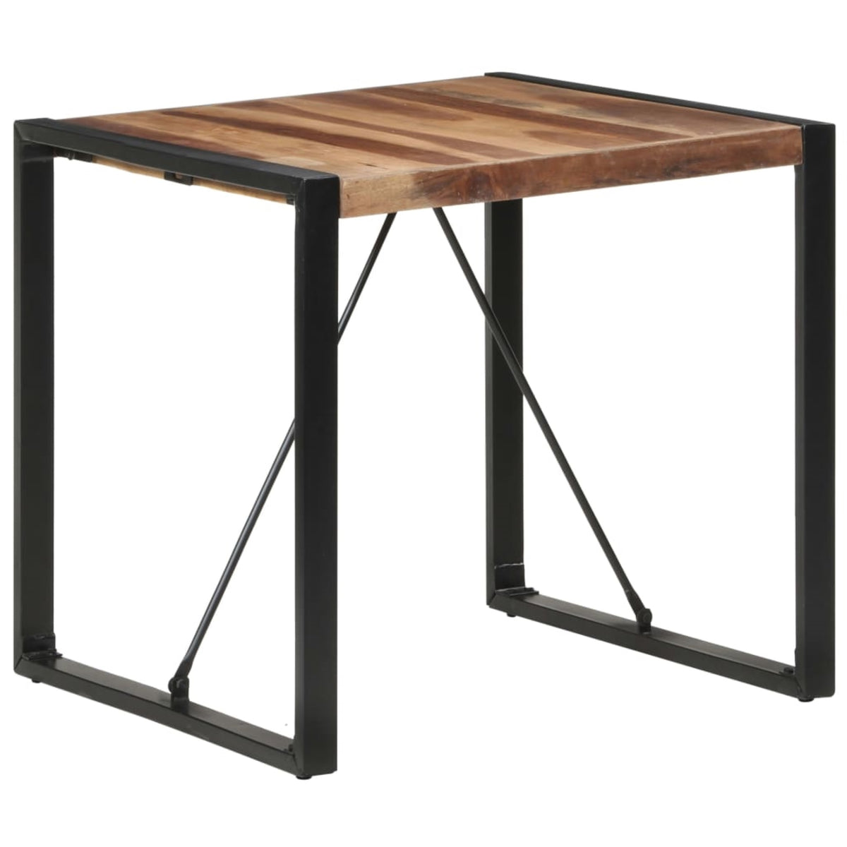 vidaXL Dining Table 31.5''x31.5''x29.5'' Solid Wood with Sheesham Finish
