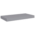 Vidaxl Floating Wall Shelf Gray 19.7 Inch X9.1 Inch X1.5 Inch  Mdf