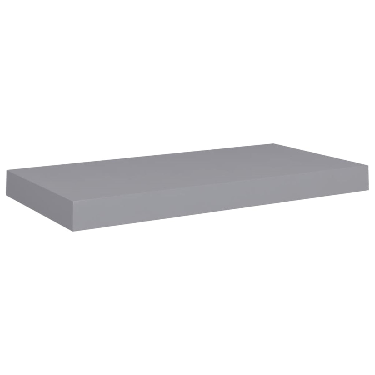 Vidaxl Floating Wall Shelf Gray 19.7 Inch X9.1 Inch X1.5 Inch  Mdf