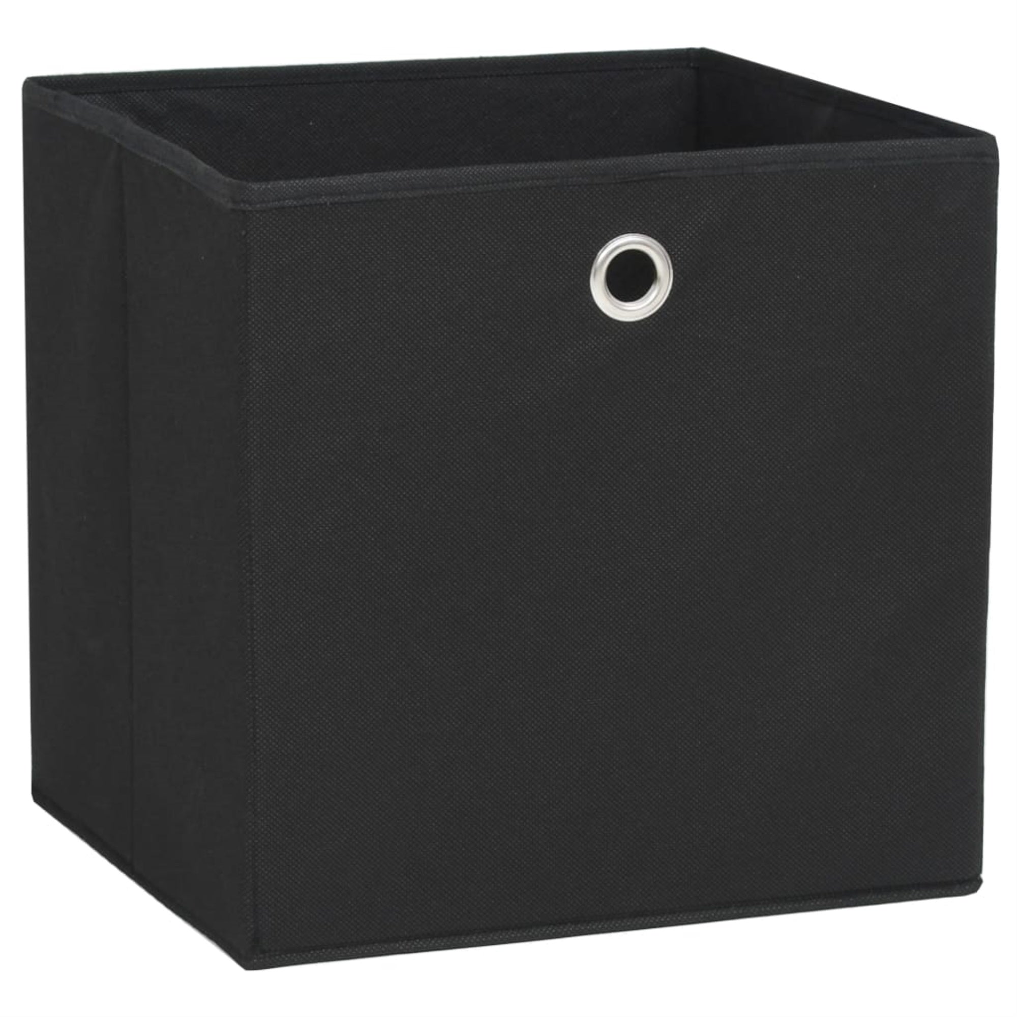 vidaXL Storage Boxes 4 pcs Non-woven Fabric 11x11x11 Black