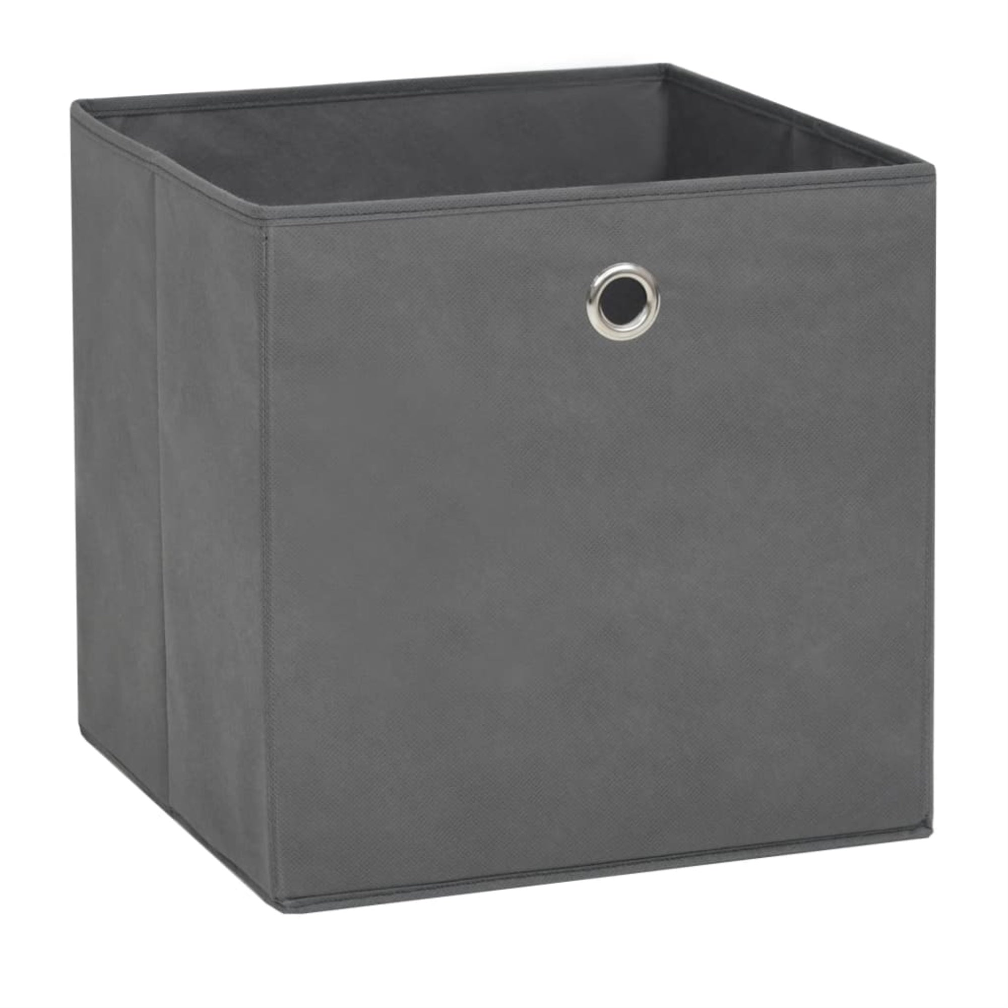 vidaXL Storage Boxes 4 pcs Non-woven Fabric 11x11x11 Gray