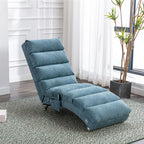 Massage Chaise Lounge Indoor With Remote Control, Ergonomic Electric Massage Lounger