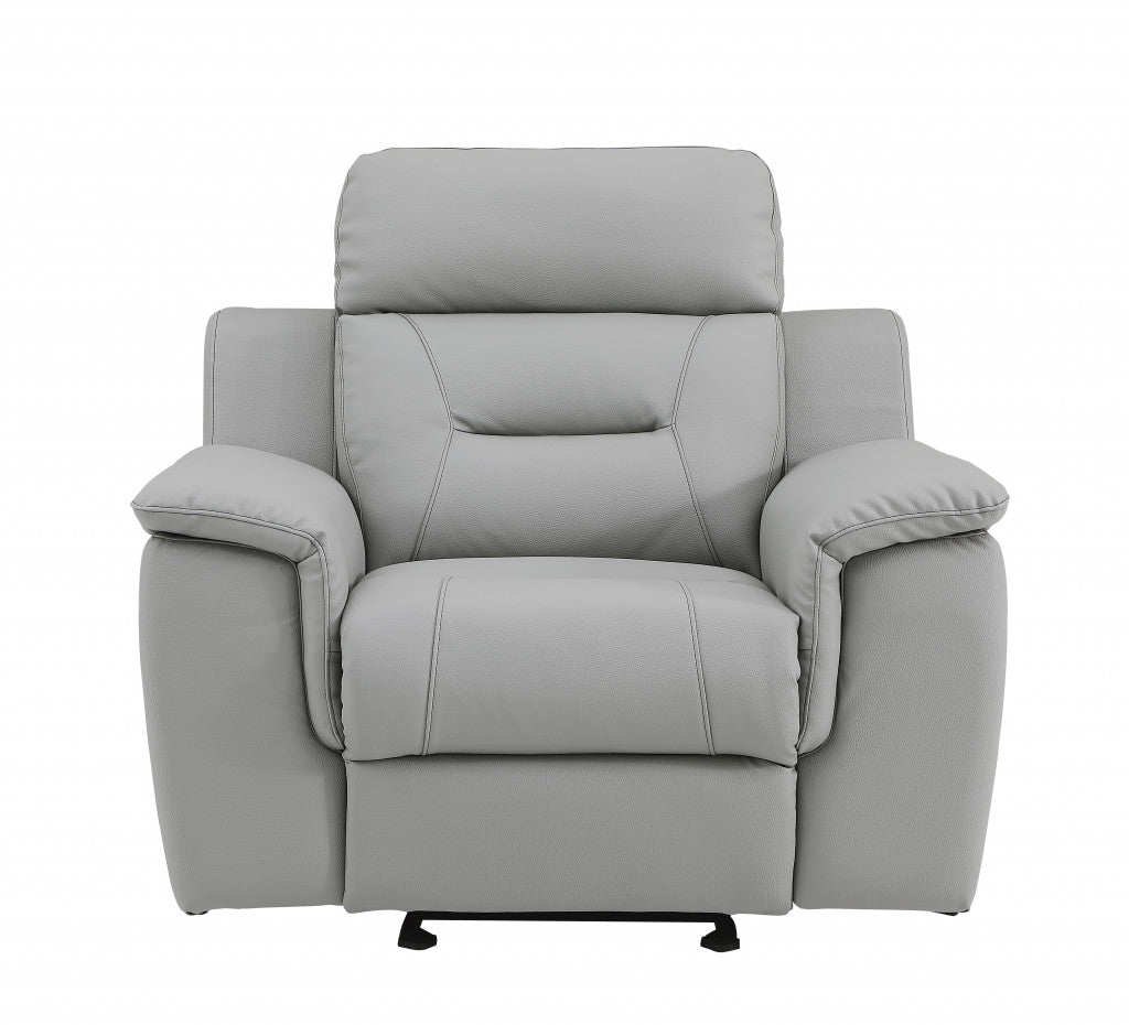 41 Grey Fascinating Leather Reclining Chair.