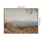 Sudak 3 1904 Jan Ciaglinski by Nostalgia Prints Framed Canvas Wall Art Print