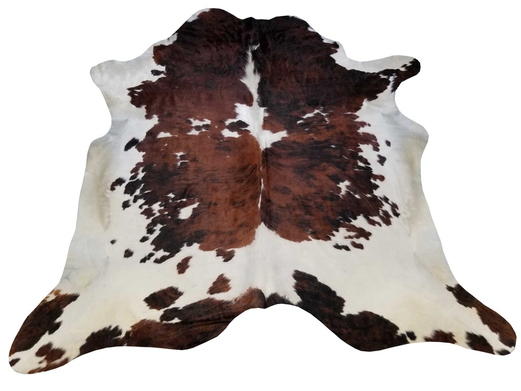 HomeRoots 6 Ft Tri-Colored Brindled Cowhide Rug