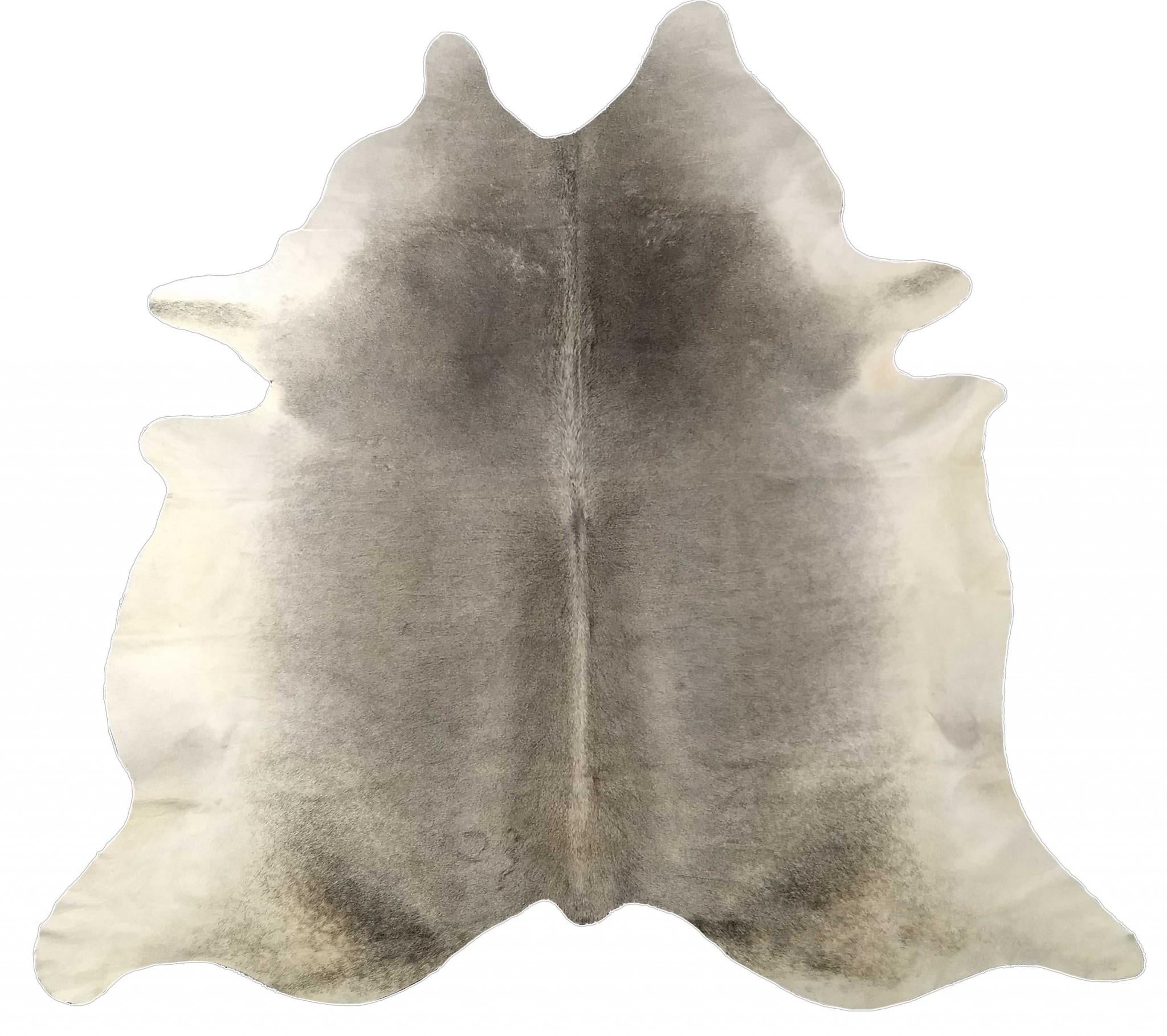 6.5  Grey Brazilian Natural Cowhide Area Rug