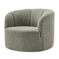 Elowen Swivel Accent Arm Chair  Heathered Olive Chenille