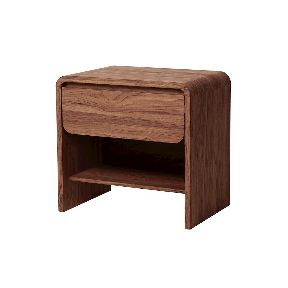 Delmare 1Drawer Accent Table  Walnut