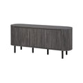 Wimberly 3Door TV Stand  Charred Black