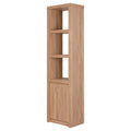 Larson Bookshelf with Cabinet  Terra Oak