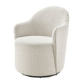 Zia Swivel Accent Chair  Mila Ivory