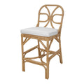 Eira Rattan Counter Stool  Natural Wheat  Set of 2