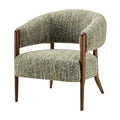 Mayla Accent Chair  Dappled Mustard Gold Boucle