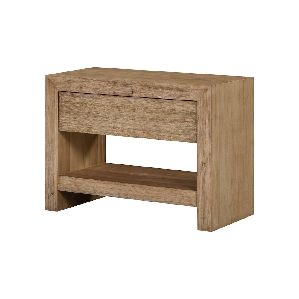 Zerano Accent Table  Brushed Smoke