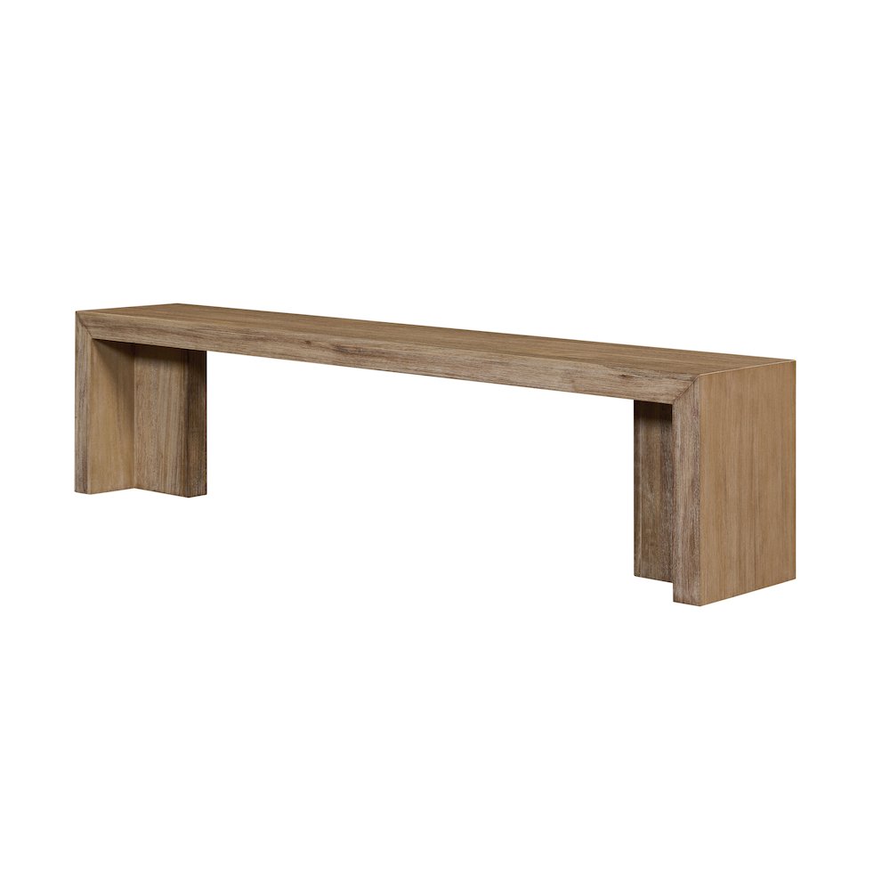 Zerano Bench  Brushed Smoke
