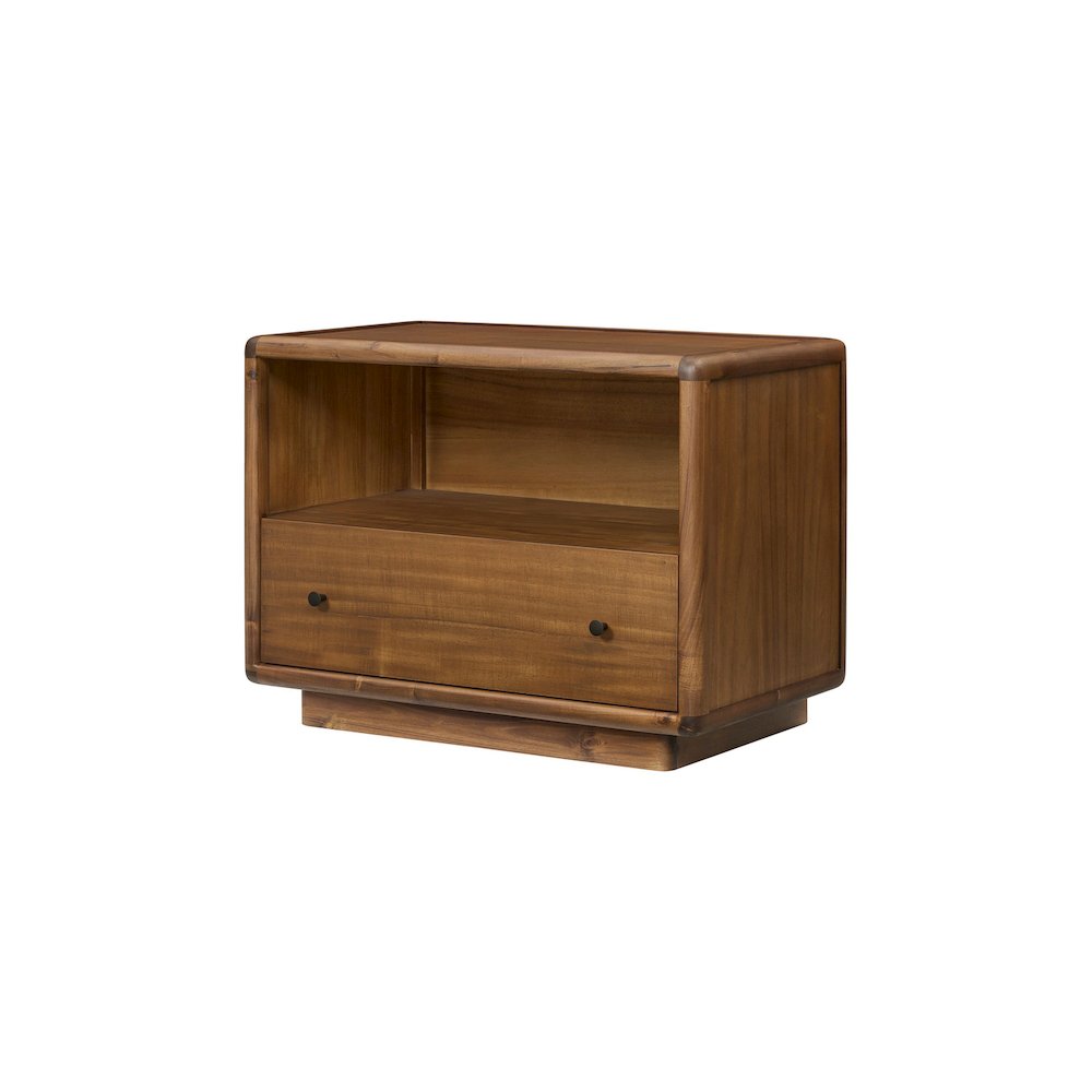 Rosette Accent Table  Hazelnut Brown  32 InchW