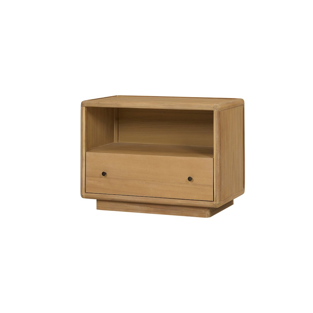 Rosette Accent Table  Light Natural  32 InchW