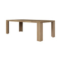 Kingston Herringbone Dining Table  Light Natural