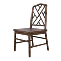 Islena Dining Side Chair  Walnut  Set of 2