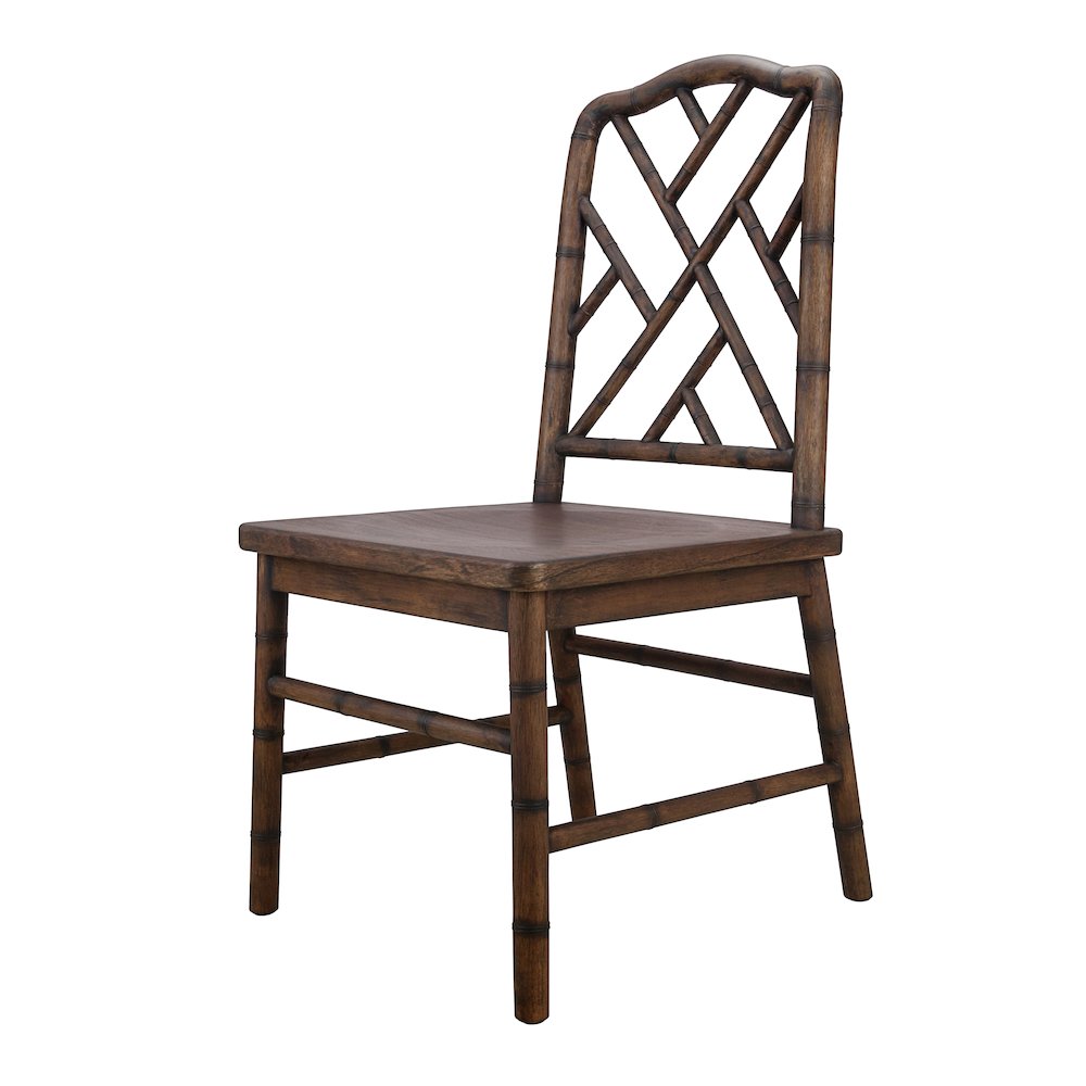 Islena Dining Side Chair  Walnut  Set of 2