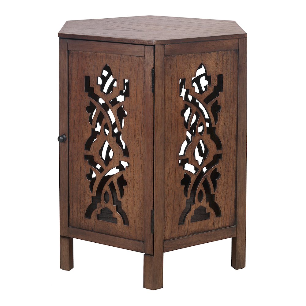 Seema Accent Table  Walnut