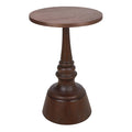 Lumi Accent Table  Walnut