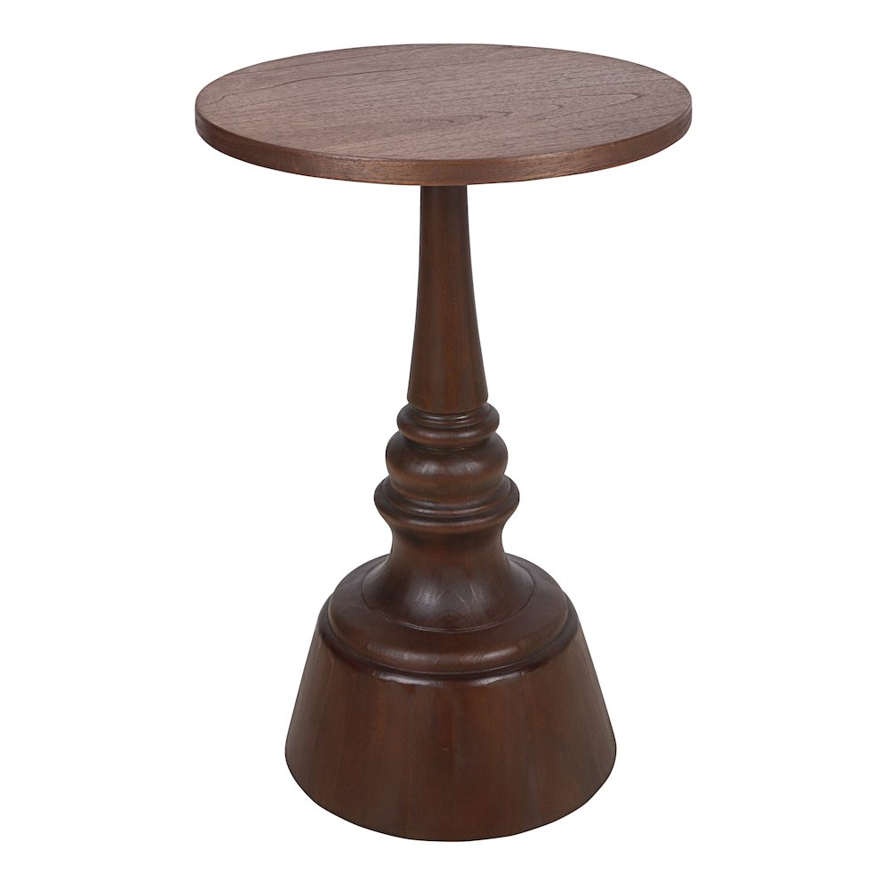Lumi Accent Table  Walnut